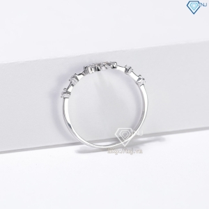 Nhẫn bạc nữ hình bông tuyết xi kim NN0550-XK