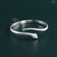 Lắc tay bạc nữ hình con rắn dạng kiềng LTN0453