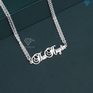 Lắc tay bạc nữ khắc tên theo yêu cầu LTN0454