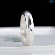 Nhẫn bạc nam dạng tròn trơn bản  5mm giá rẻ NNA0887