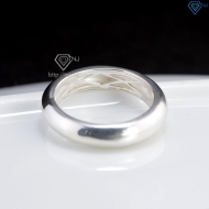 Nhẫn bạc nam dạng tròn trơn bản  5mm giá rẻ NNA0887