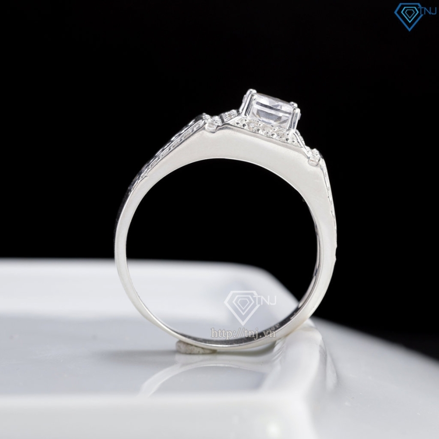 Nhẫn nam bạc bản nhỏ Hà Nội NNA0889