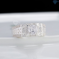 Nhẫn nam bạc bản nhỏ Hà Nội NNA0889