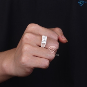 Nhẫn nam bạc bản nhỏ Hà Nội NNA0889