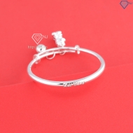 Lắc bạc cho trẻ sơ sinh khắc tên hình ngựa bạc LTT0228