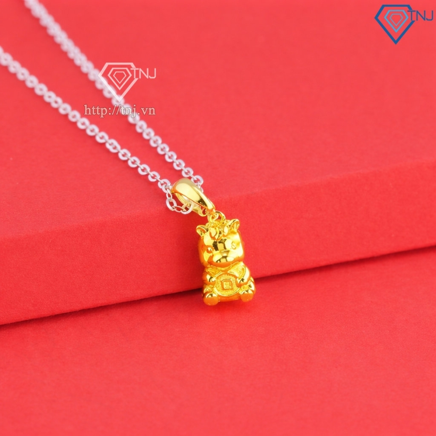 Dây chuyền cho bé hình con ngựa vàng DCT0136 - Trang Sức TNJ