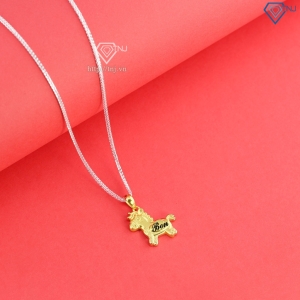 Dây chuyền cho bé hình con ngựa vàng khắc tên DCT0137- Trang Sức TNJ