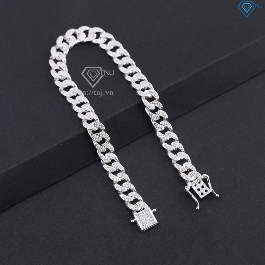 Lắc tay nam Cuban mắt xích bản nhỏ 6mm LTA0119 - Trang Sức TNJ