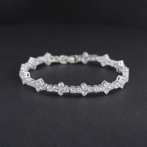 Lắc tay Tennis bạc hình thánh giá LTA0239