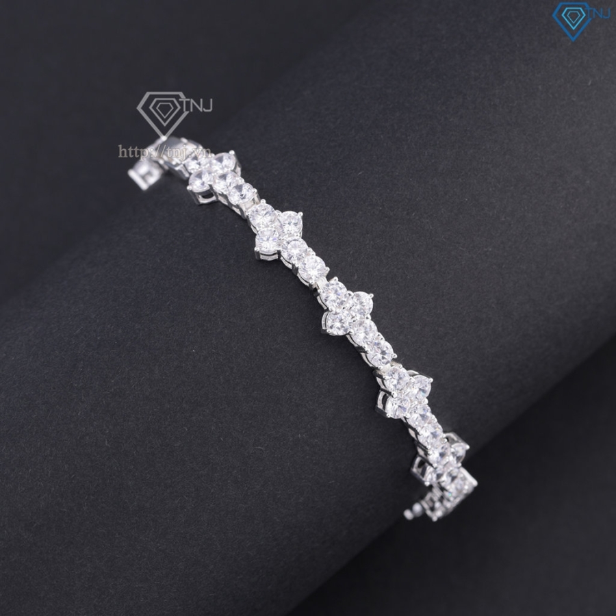 Lắc tay Tennis bạc hình thánh giá LTA0239 - Trang Sức TNJ