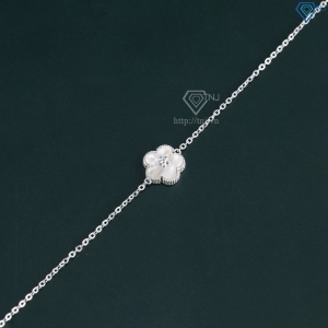 Lắc tay bạc nữ hoa 5 cánh đơn giản LTN0458