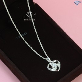 Quà  8 3 cho người yêu dây chuyền kim cương Moissanite DCNM0007