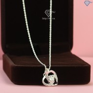 Quà  8 3 cho người yêu dây chuyền kim cương Moissanite DCNM0007
