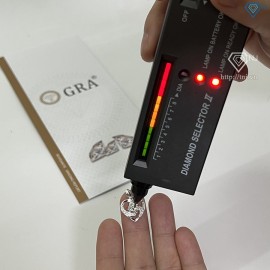 Quà  8 3 cho người yêu dây chuyền kim cương Moissanite DCNM0007