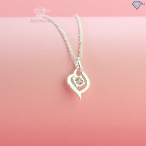 Quà 8 3 cho người yêu dây chuyền nữ Moissanite DCNM0009