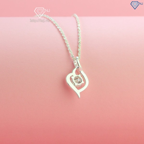 Quà 8 3 cho người yêu dây chuyền nữ Moissanite DCNM0009