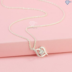 Quà 8 3 cho người yêu dây chuyền nữ Moissanite DCNM0009