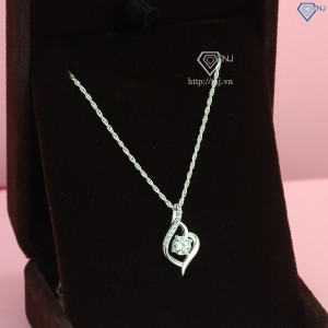 Quà 8 3 cho người yêu dây chuyền nữ Moissanite DCNM0009