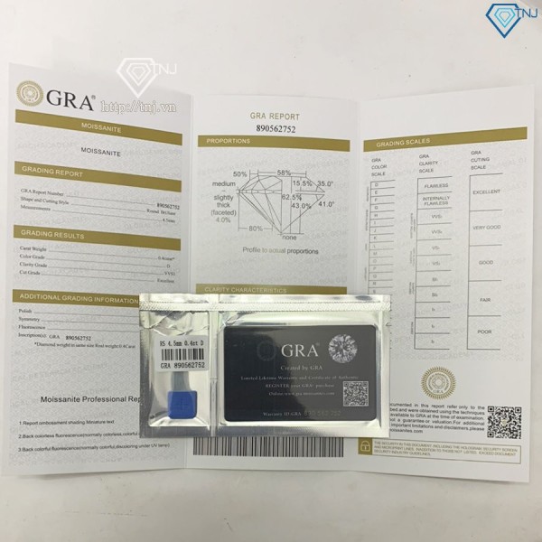 Quà 8 3 cho người yêu dây chuyền nữ Moissanite DCNM0009