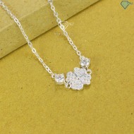 Quà 8 3 cho người yêu lắc tay cỏ 4 lá đính full kim cương LTNM0004