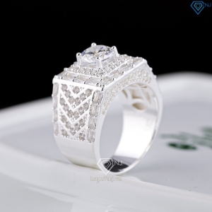 Nhẫn nam bạc đính đá cao cấp NNA0896