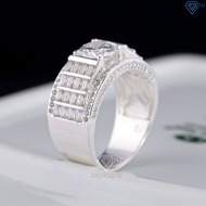 Nhẫn nam bạc đính đá chìm sang trọng NNA0899