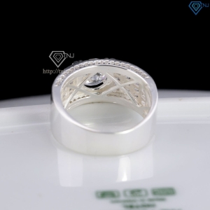 Nhẫn nam bạc đính đá chìm sang trọng NNA0899