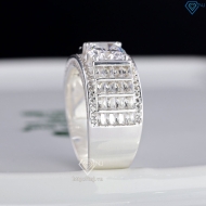 Nhẫn nam bạc đính đá chìm sang trọng NNA0899