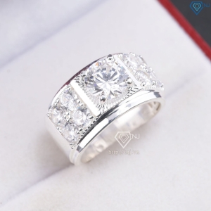 Nhẫn nam bạc cách điệu Hà Nội NNA0900