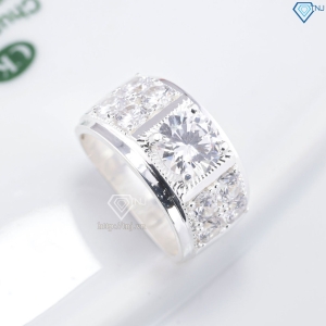 Nhẫn nam bạc cách điệu Hà Nội NNA0900