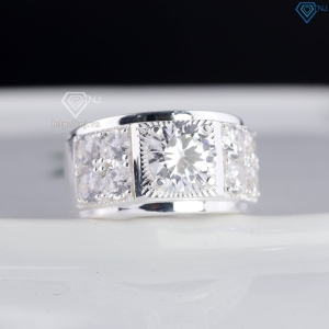 Nhẫn nam bạc cách điệu Hà Nội NNA0900