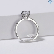 Nhẫn bạc nữ xi kim đính đá đẹp NN0551-XK