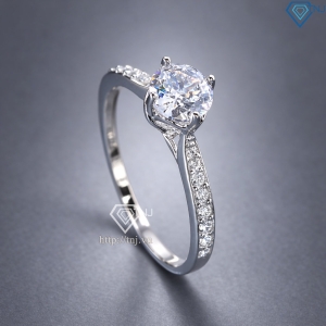 Nhẫn bạc nữ xi kim đơn giản NN0552-XK