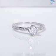 Nhẫn bạc nữ xi kim đơn giản NN0552-XK