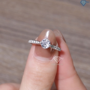 Nhẫn bạc nữ xi kim đơn giản NN0552-XK