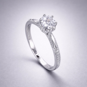 Nhẫn bạc nữ  hoàng xi kim đính đá đẹp NN0555-XK