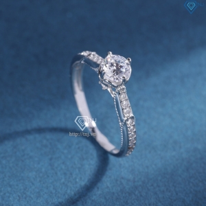 Nhẫn bạc nữ xi kim đơn giản NN0556-XK