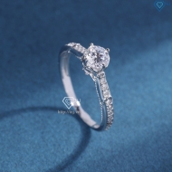 Nhẫn bạc nữ xi kim đơn giản NN0556-XK