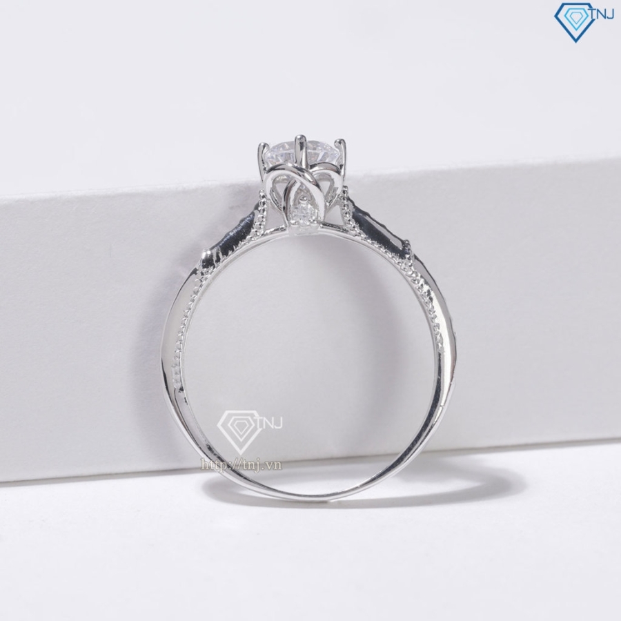 Nhẫn bạc nữ xi kim đơn giản NN0556-XK