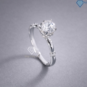 Nhẫn bạc nữ hình bông hoa xi kim NN0557-XK