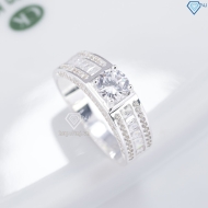Nhẫn bạc nam bản nhỏ giá rẻ NNA0902