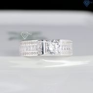 Nhẫn bạc nam bản nhỏ giá rẻ NNA0902