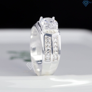 Nhẫn bạc nam đẹp đính đá NNA0903- Trang sức TNJ