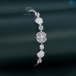 Lắc tay bạc nữ cỏ 4 lá may mắn LTN0462 - Trang Sức TNJ