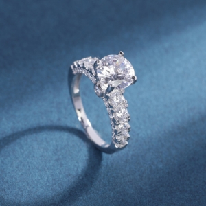 Nhẫn bạc nữ cao cấp xi kim đẹp NN0560-XK