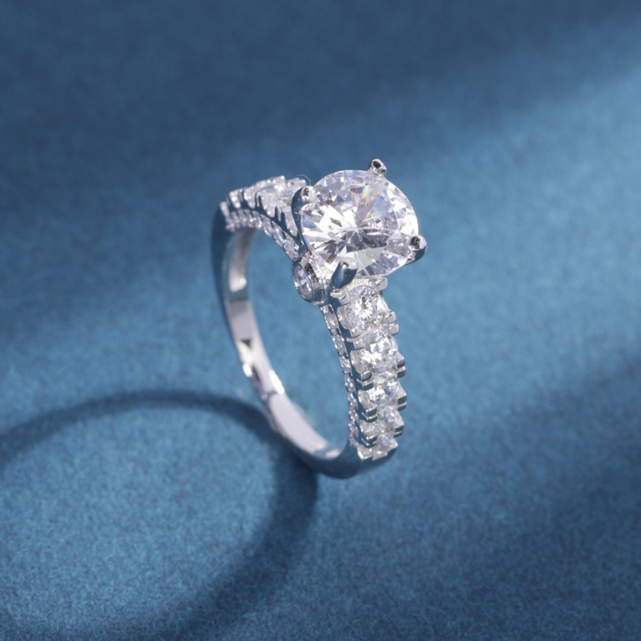 Nhẫn bạc nữ cao cấp xi kim đẹp NN0560-XK