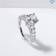 Nhẫn bạc nữ cao cấp xi kim đẹp NN0560-XK