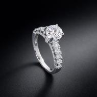 Nhẫn bạc nữ cao cấp xi kim đẹp NN0560-XK