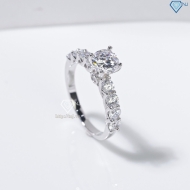 Nhẫn bạc nữ xi kim 925 cao cấp sang trọng NN0564-XK