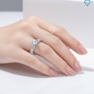 Nhẫn bạc nữ xi kim 925 cao cấp sang trọng NN0564-XK